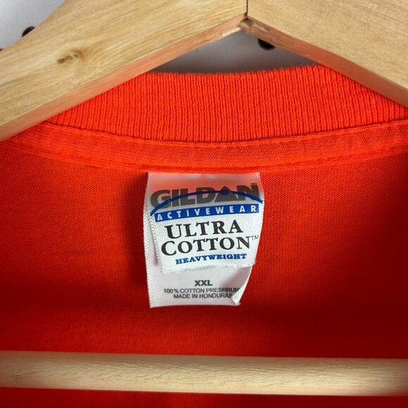 Oklahoma State Cowboys T Shirt XXL Orange West Coast Chopper Logo‎ Y2K Vintage - Picture 5 of 6